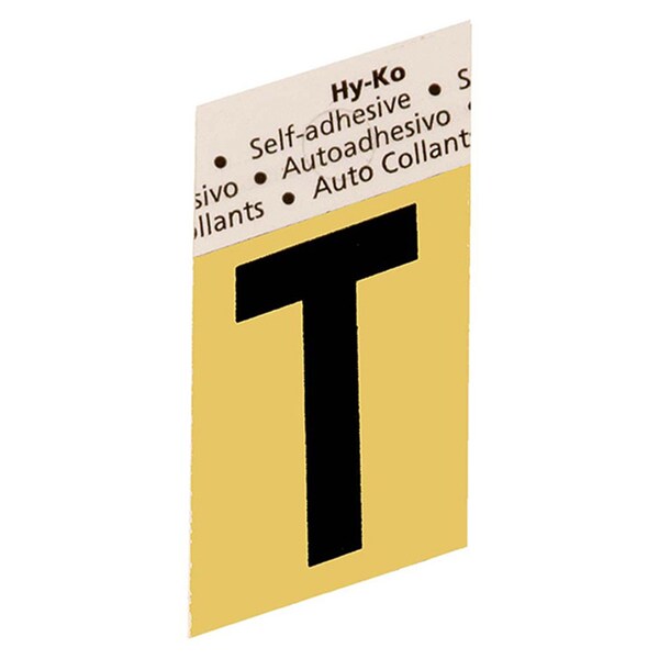 Hy-Ko 1.5 In Gold Aluminum Letter U, 10PK - B00276