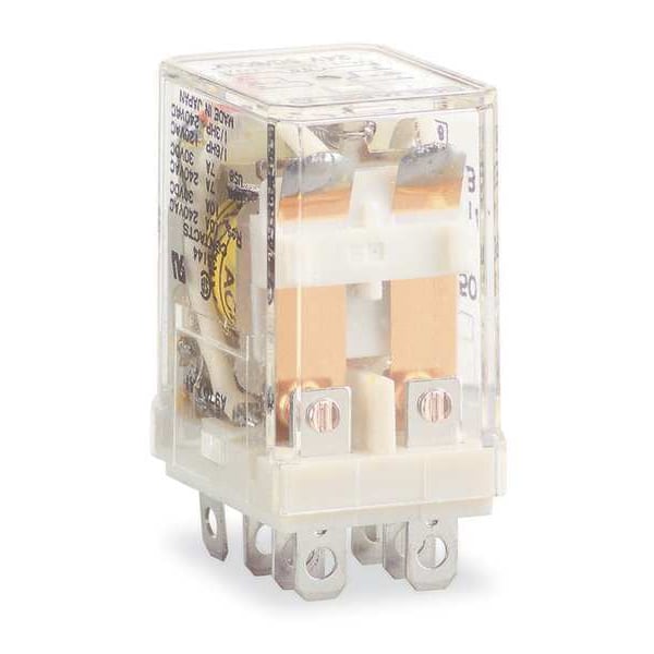 Relevador de Propósito General de Schneider Electric, 24V AC Coil Volts, Cuadrado, 8 Pines, DPDT - 8501RS42P14V14