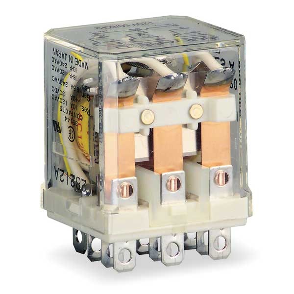 Relevador de propósito general Schneider Electric, 120V AC Coil Volts, Cuadrado, 11 Pines, 3PDT - 8501RS43V20