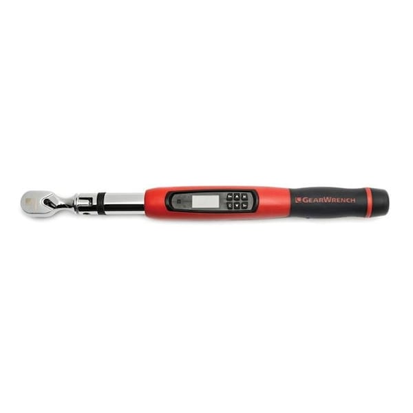 Gearwrench GearWrench KDT-85078 0.37 in. Drive Flex-Head Electronic Torque Wrench with Angle - KDT-85078