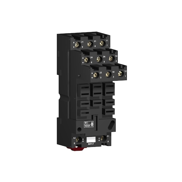 Schneider Electric Socket, Harmony Electromechanical Relays, para relés RUMF2 RUMF3, 12A, conectores de tornillo, contacto separado - RUZSF3M