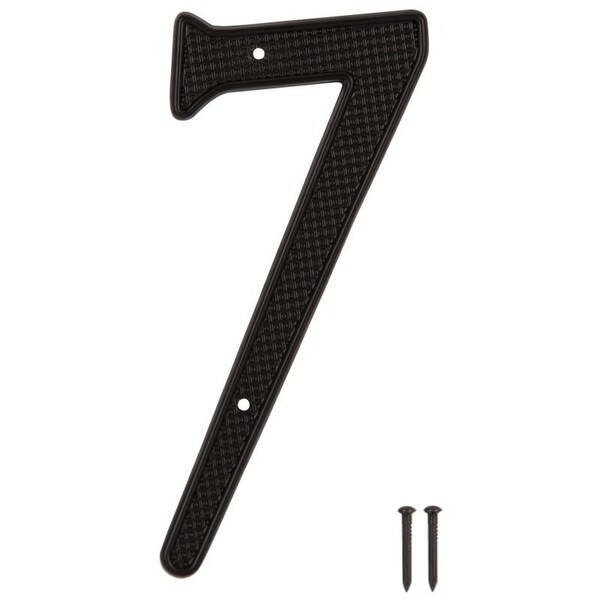 Prosource House Number, Character: 7, 4 in H Character, 2.21 in W Character - N-017-PS