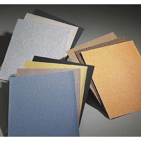 Norton Abrasives Sanding Sheet, 11x9 In, 40 G, AlO, PK25 - 66261100330