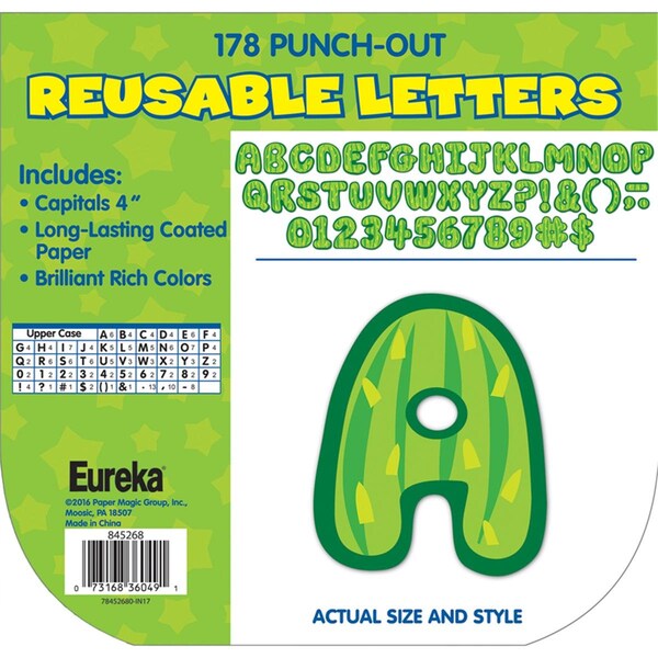 Tosafos A Sharp Bunch Cactus Deco Letters, 3PK - TO3488206