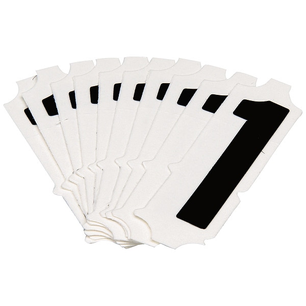 Brady Numbers and Letters Labels, PK 10 - 5050P-1