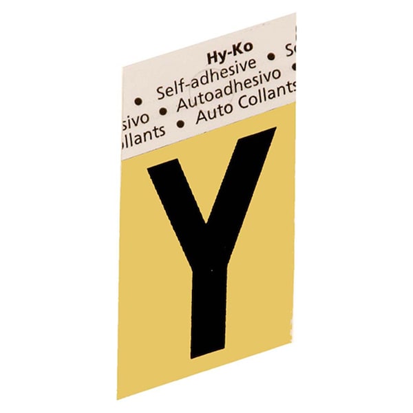 Hy-Ko 1.5 In Gold Aluminum Letter Z, 10PK - B00281
