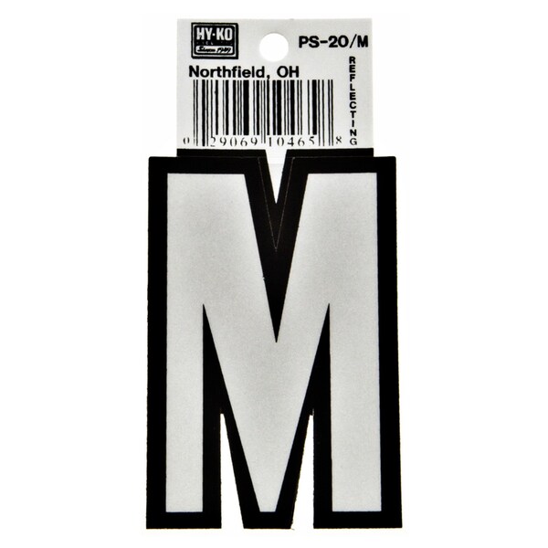 Hy-Ko 3.25In Boat Letter M, 10PK - A10465
