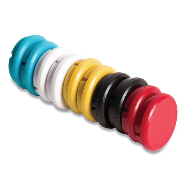 U Brands High-Intensity Board Magnets, Circles, Assorted, 0.75, PK10 - 5164U00-12