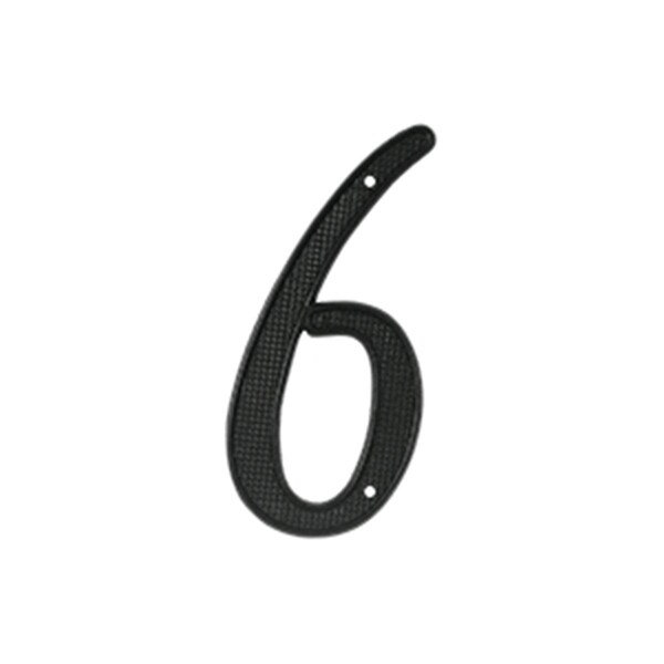 Patioplus 4 in. House Numbers- Black - Zinc - PA3251242