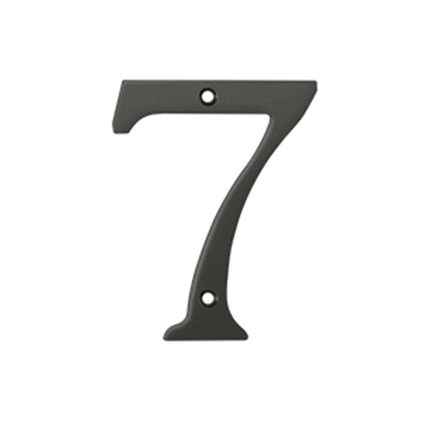 Patioplus 4 in. House NumbersOil Rubbed Bronze Solid Brass - PA563182