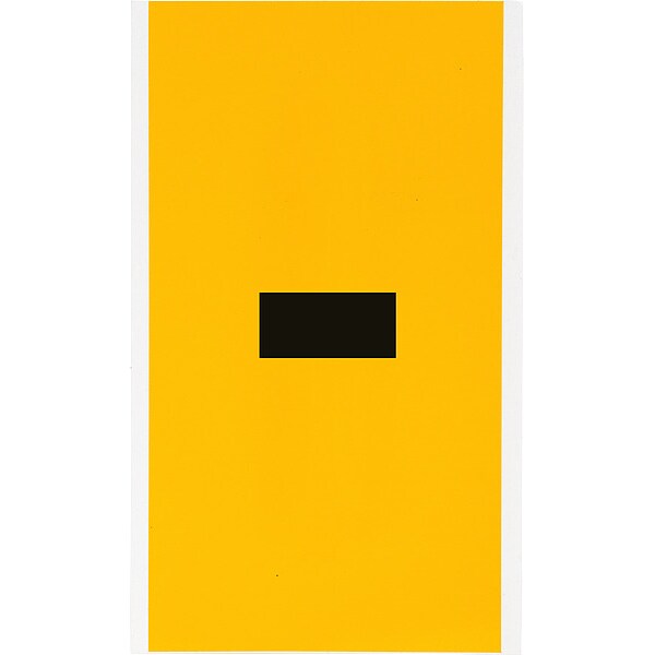 Brady Numbers & Letters, Black On Yellow, 6 Inch - 1570-DSH