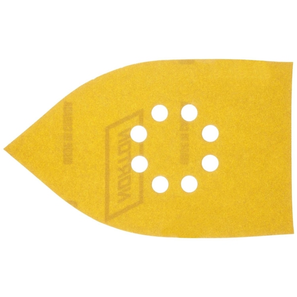 Norton Co DETAIL/PROFILE, Size: Iron Shape Sheets, Hook & Loop, 8 Vac Holes, Type: Very Fine, GRIT: 220 - 076607-01149