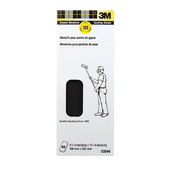3M Drywall Sanding Sheets 53044, PK1000 - 53044