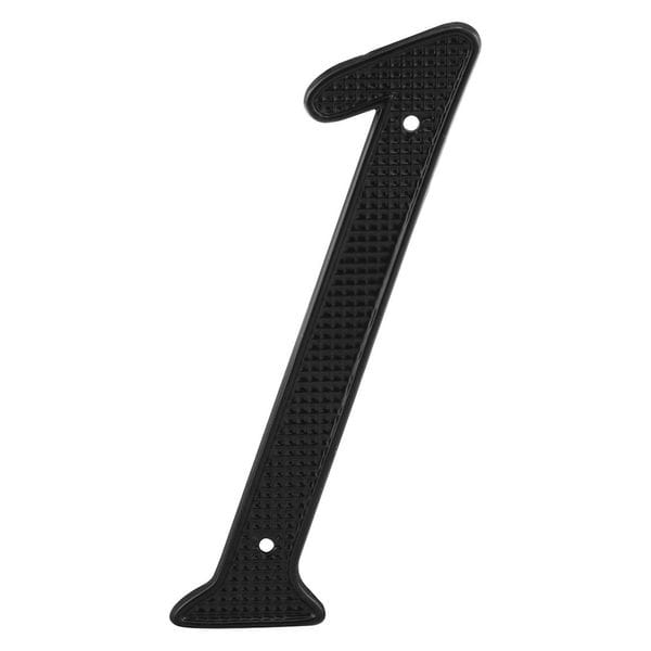 Primeline Tools 4 in. House Number 1, Diecast, Black Finish (5 Pack) - MP4111-5