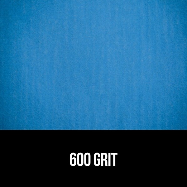 3M Blue Sandpaper, 3 2/3 in X 9 in, 600 G, 8 Sheet/Pack, 20PK - 31580-8