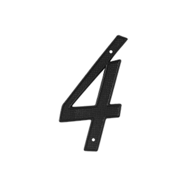 Patioplus 4 in. House Numbers- Black - Zinc - PA3237460