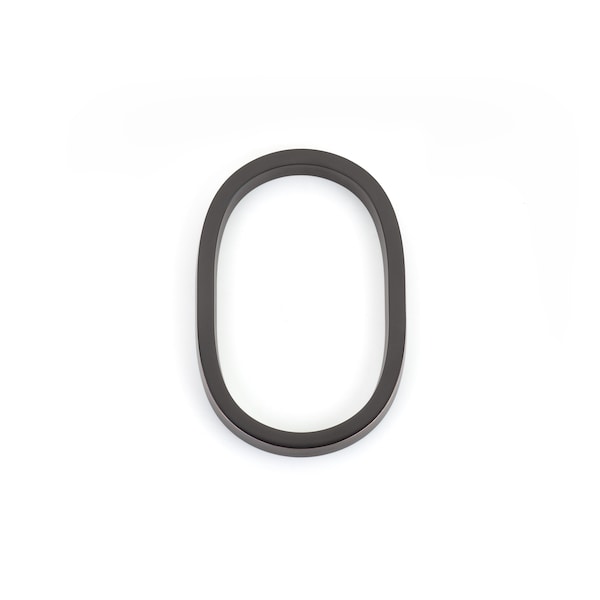 Emtek 7in Modern # 0 House Number Oil Rubbed Bronze Finish - 2830US10B