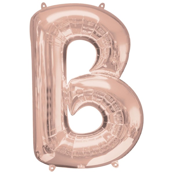 Anagram 37 in. Letter B Rose Gold Balloon - 89754