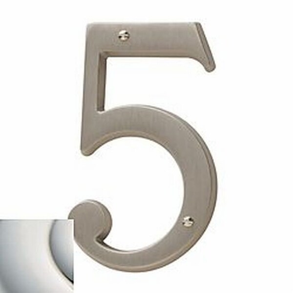 Baldwin Estate Lifetime Bright Nickel House Numbers - 90675.055.CD