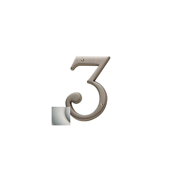 Baldwin Estate Lifetime Satin Nickel House Numbers - 90673.056.CD