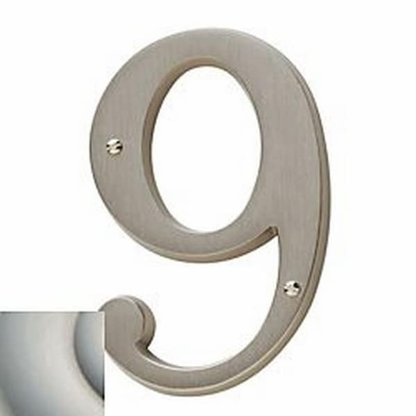 Baldwin Estate Lifetime Satin Nickel House Numbers - 90679.056.CD