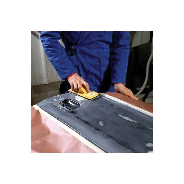 3M 3M Red Abrasive Hookit Sheet, 01182, 2 3/4 in x 16 1/2 in, 40D5, 25PK - 7000119797
