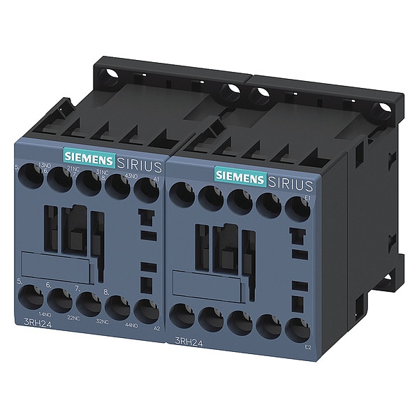 Relevador de Control IEC Siemens, 2NA/2NC, 110/120VCA, 10A - 3RH24221AK60