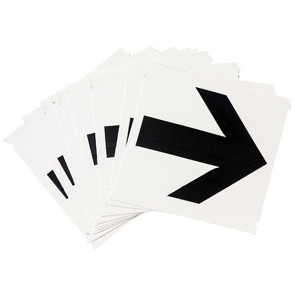 Brady Numbers and Letters Labels, PK 10 - 5180P-ARO