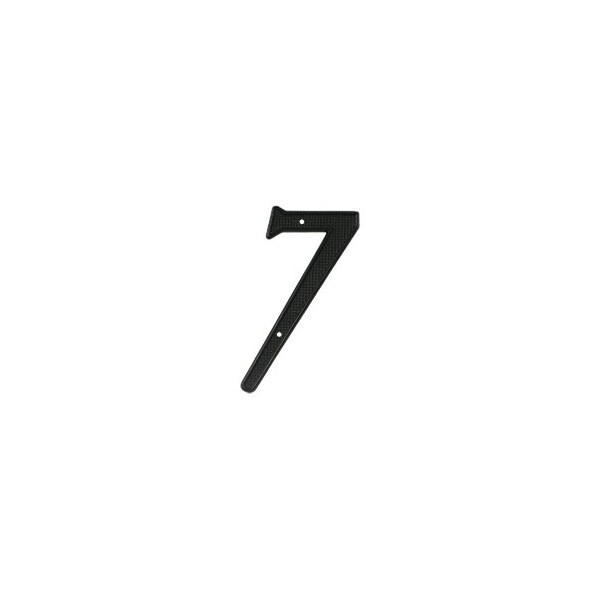 Deltana 4 Height Residential Door Signs Number 7 Black - RNZ4-7