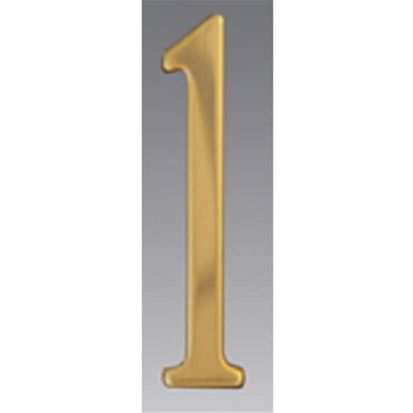 Classic Accessories Brass Address Numbers Size - 3  Number - 1-Brass - VE1646349