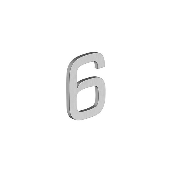 Deltana 4 NUMBER 6, E SERIES W/ RISERS, STAINLESS STEEL in Brushed Stainless - RNE-6U32D