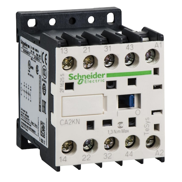 Relé de Control Schneider Electric 600Vac 10Amp Iec +Opciones - CA2KN22G72