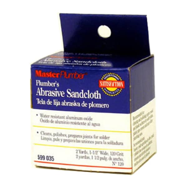 Harvey 1.5 x 2 in. Master Plumber Abrasive Cloth - 599035