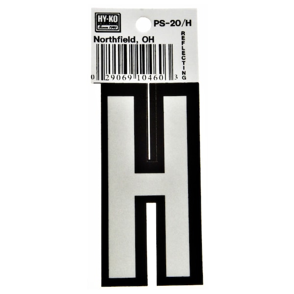 Hy-Ko 3.25In Boat Letter H, 10PK - A10460