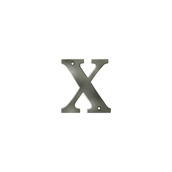 Deltana 4 Residential Letter X, 10PK - RL4X-15A-XCP10