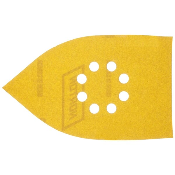 Norton Co DETAIL/PROFILE, Size: Iron Shape Sheets, Hook & Loop, 8 Vac Holes, Type: Coarse, GRIT: 80 - 076607-01146