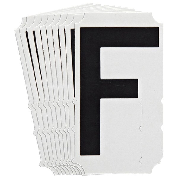 Brady Numbers and Letters Labels, PK 10 - 5140P-F
