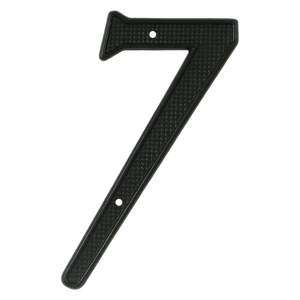 Deltana Numbers, Zinc Black 4" - RNZ47