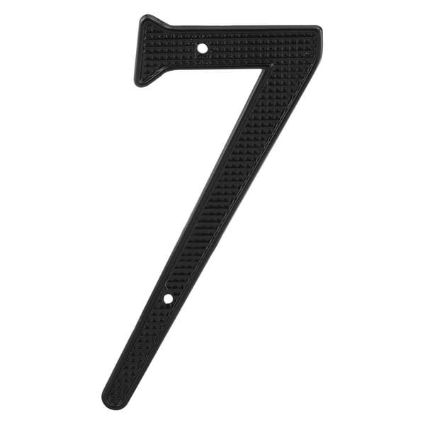 Primeline Tools 4 in. House Number 7, Diecast, Black Finish (5 Pack) - MP4117-5