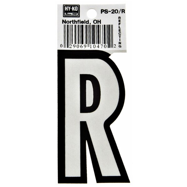 Hy-Ko 3.25In Boat Letter R, 10PK - A10470