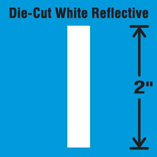 Stranco Die-Cut Refl. Letter Label, I, 2In H, PK5 - DWR-2-I-5