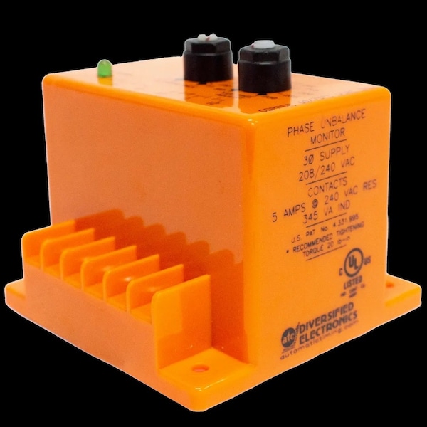 Relevador de Pérdida de Fase, Desbalance y Bajo Voltaje, 380VAC - SLE-380-ALE