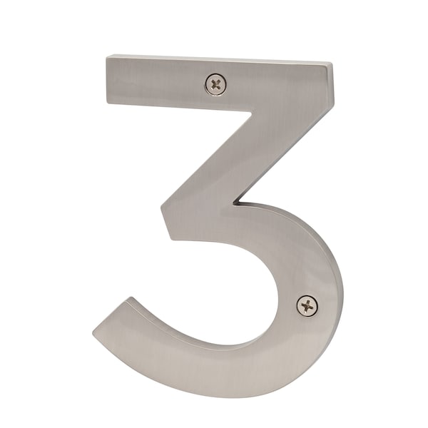Sure-Loc Hardware Sure-Loc Hardware Zinc House Number 5, No. 3, Satin Nickel - HN5-3 15