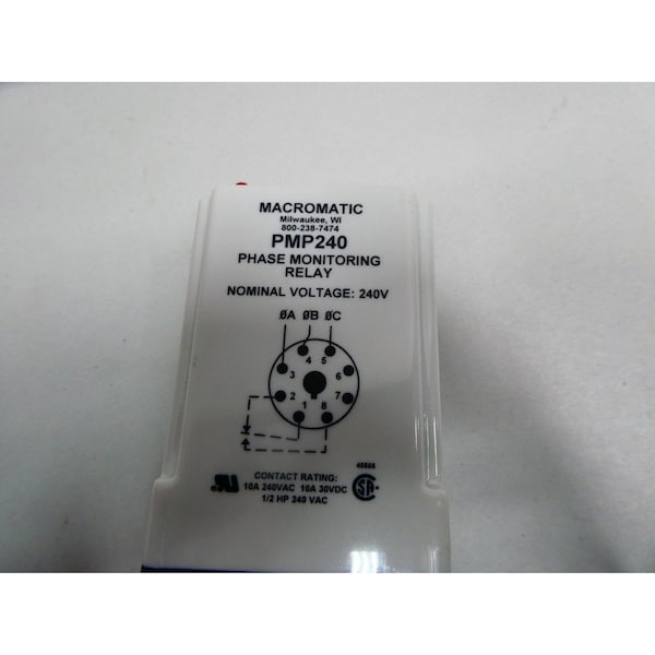Monitor de fase Macromatic 240V-AC Otro rele - PMP-240