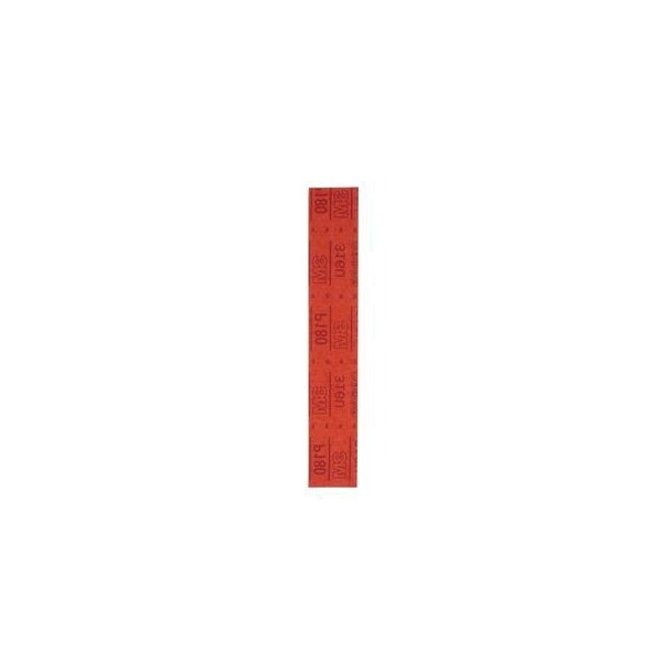 3M 3M Red Abrasive Hookit Sheet, 01179, 2 3/4 in x 16 1/2 in, P1805, 25PK - 7000119799