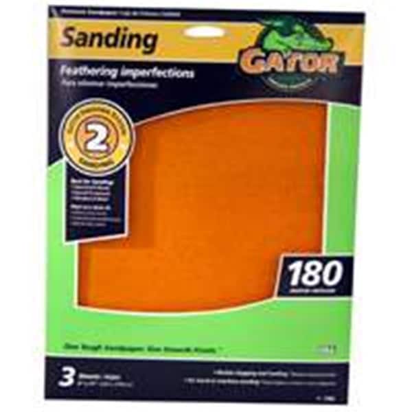 Gator Finishing 7265 Sanding 180 Grit 9 x 11 In. - 6231898