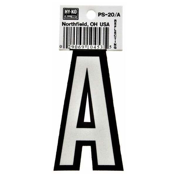 Hy-Ko 3.25In Boat Letter A, 10PK - A10453