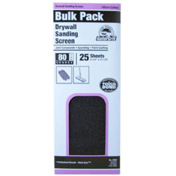 Gator Finishing 4258 4.25 x 11.25 in. 120 Grit Fine Sanding Screen- 25 Count - 839255