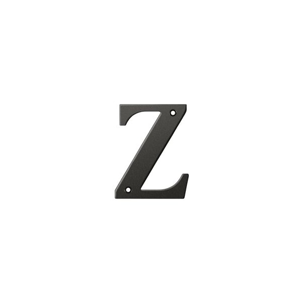 Deltana 4 Residential Letter Z, 10PK - RL4Z-10B-XCP10