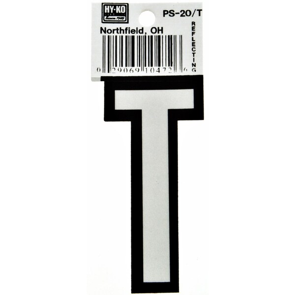 Hy-Ko 3.25In Boat Letter T, 10PK - A10472